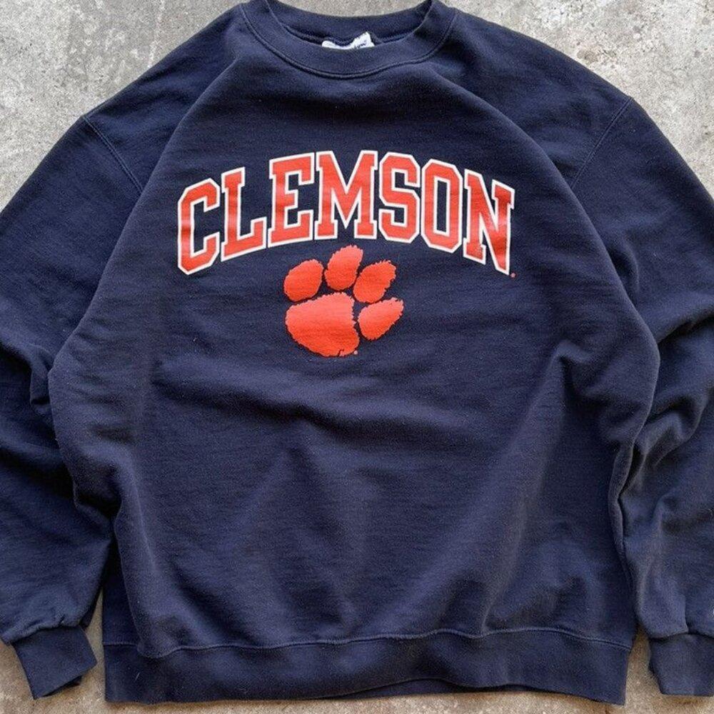 Y2K Clemson Tigers Sec Football Sweatshirt Navy
